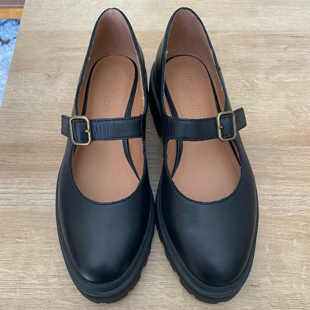 Madewell Freya chunky lugsole Mary Jane shoes